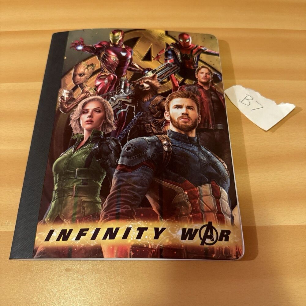 Marvel Avengers Infinity War Composition Note Book 100 Wide Ruled Sheets
